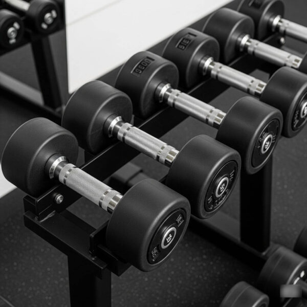 Dumbbellset met opbergrek