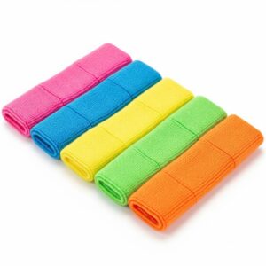 Zweetbandjes set – 5 kleuren